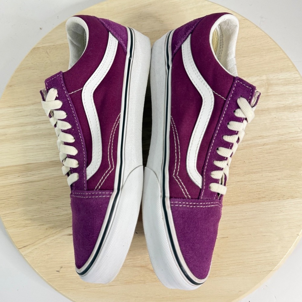 Vans Old Skool Men's Sneakers Color Theory Dark Purple Skater Low-Top Shoes Sz 7 - Picture 14 of 16